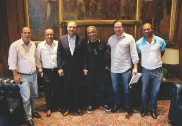 Governador Geraldo Alckmin recebe diretoria do Sintercamp e da Fetercesp