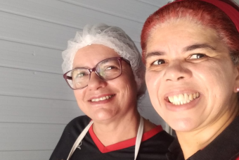 Visita na cozinha piloto da empresa Nuttri vidas, em São Carlos.